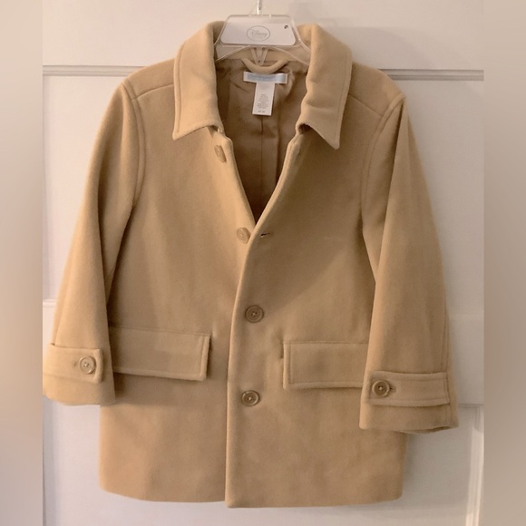 Janie and Jack Cashmere Jacket Tan, Toddler 2T-3T, Barely worn, Excellent Cond. - Picture 1 of 7